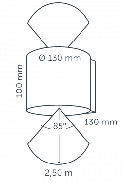 In-Lite HALO UP-DOWN DARK 100- 230V
