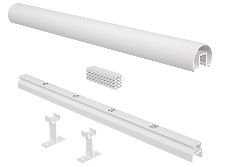 10' Top & Bottom Rails for 5/8" Pickets
