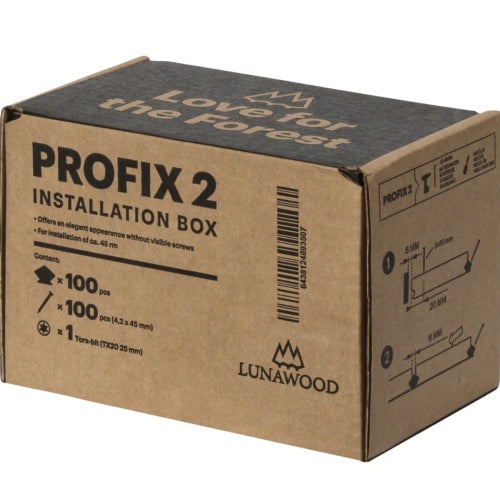 Profix 2 Regular 100 pcs (screws & clips)