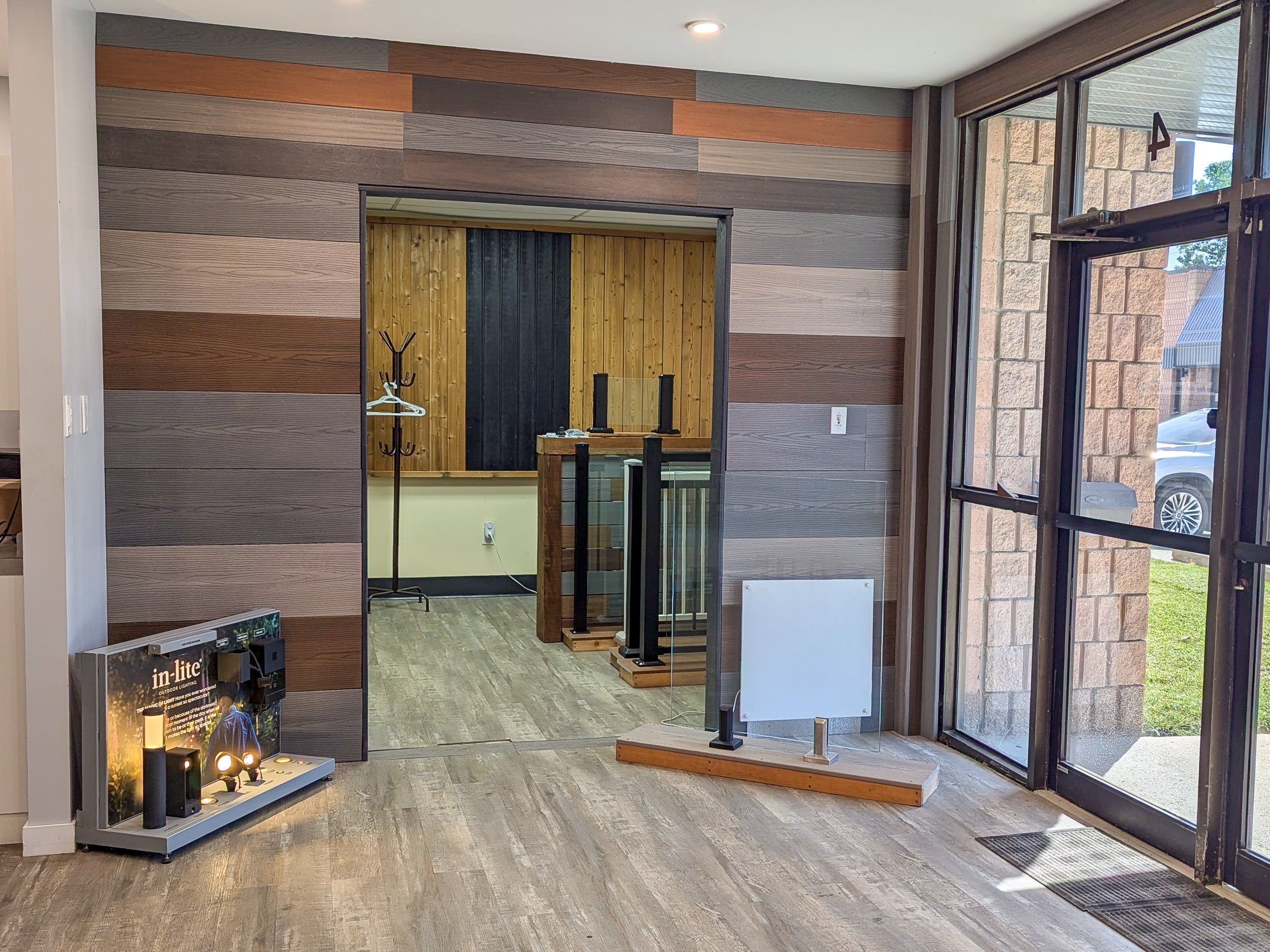 London Decking materials store show room and warehouse