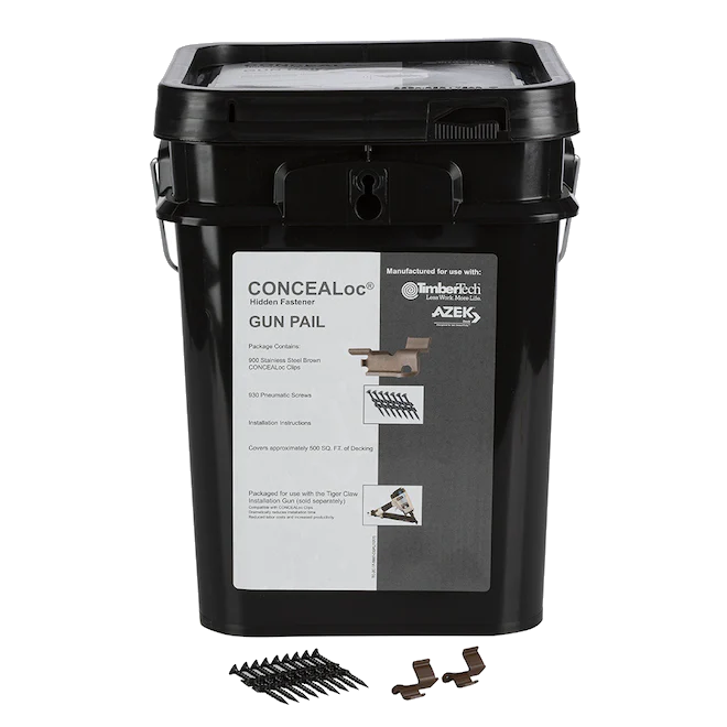 CONCEALoc® Clips Gun Pail (500 SQ FT)