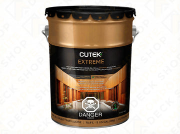 Cutek Extreme wood oil container on a white background