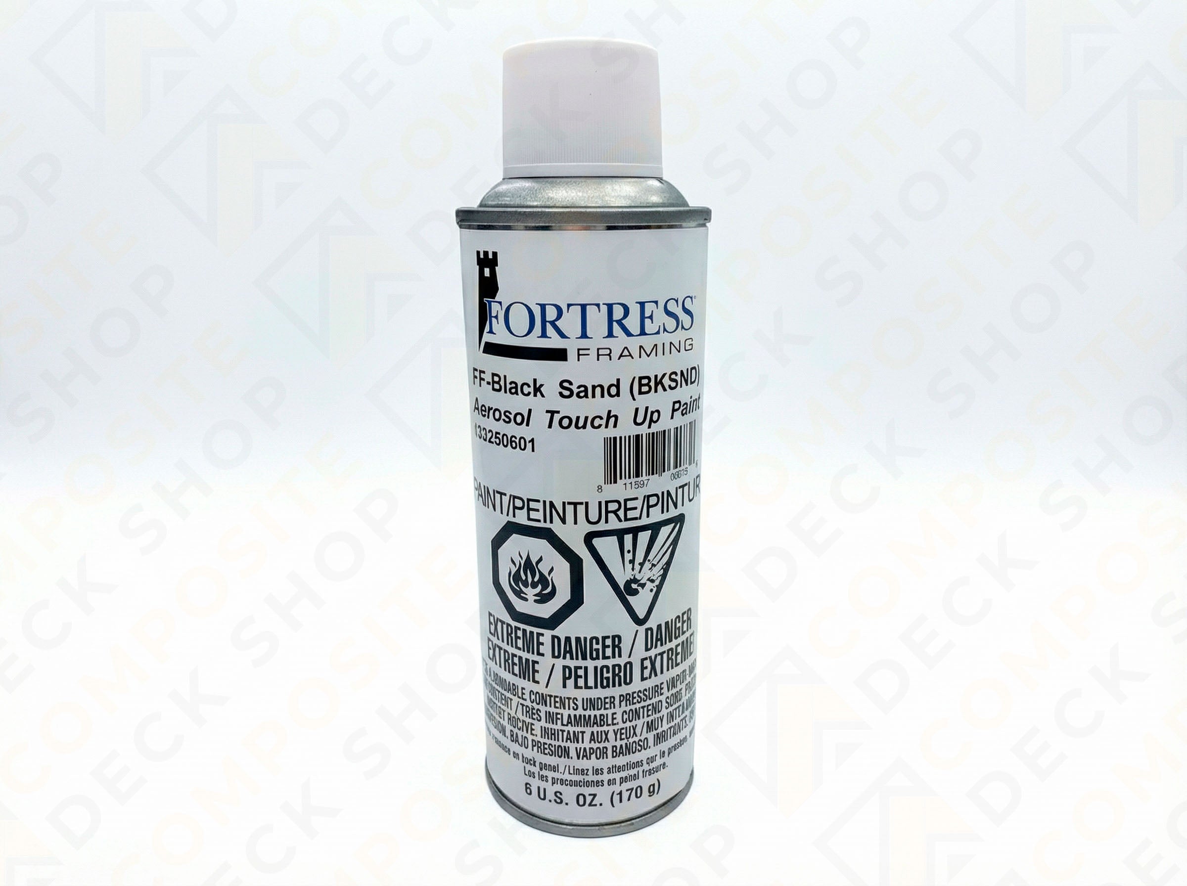 Fortress Evolution-Touch Up Aerosol Paint-Black Sand