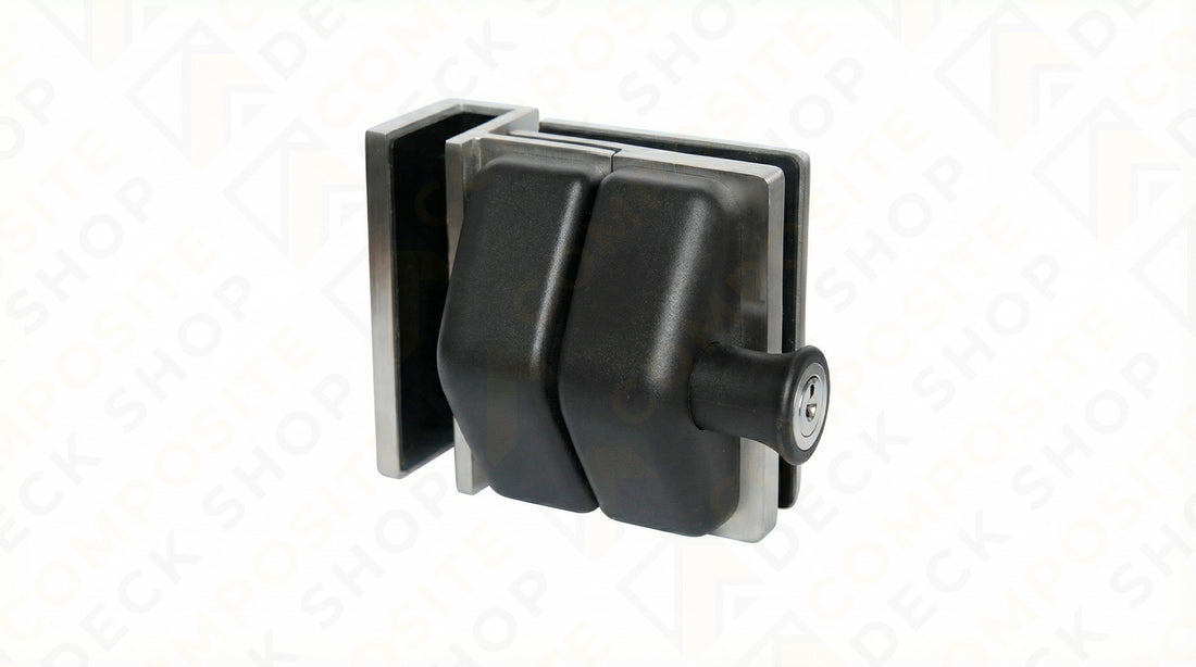 Black and silver mechanical component on a white background