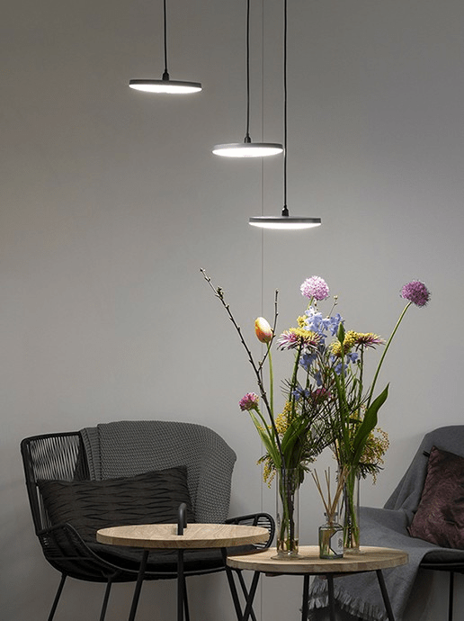In-Lite DISC PENDANT 100-230V BLACK