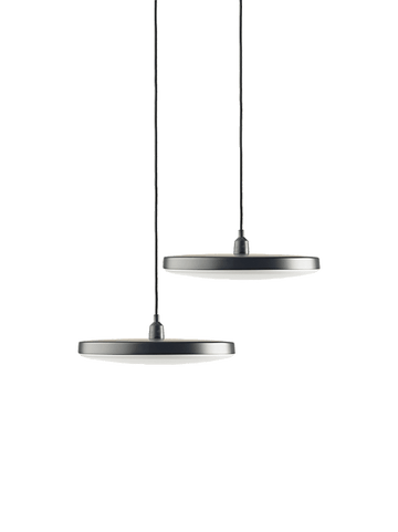 In-Lite DISC PENDANT 100-230V BLACK DUO