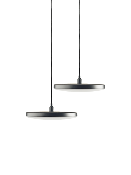 In-Lite DISC PENDANT 100-230V BLACK DUO