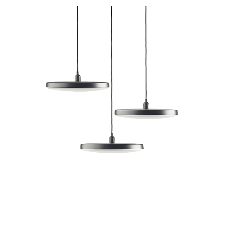 In-Lite DISC PENDANT 100-230V BLACK TRI