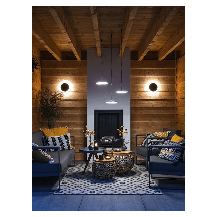 In-Lite DISC PENDANT 100-230V BLACK TRI