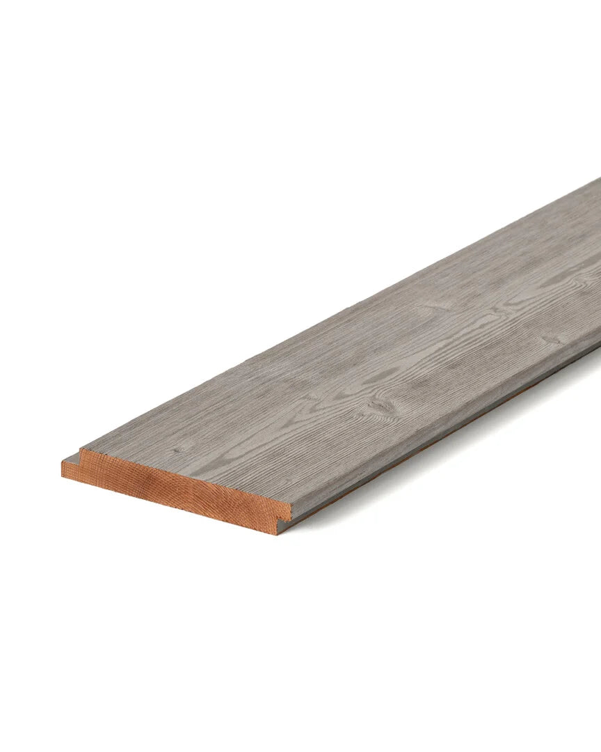 Advertisement for Lunawood Luna Arctic Siding with a house exterior and product sample.