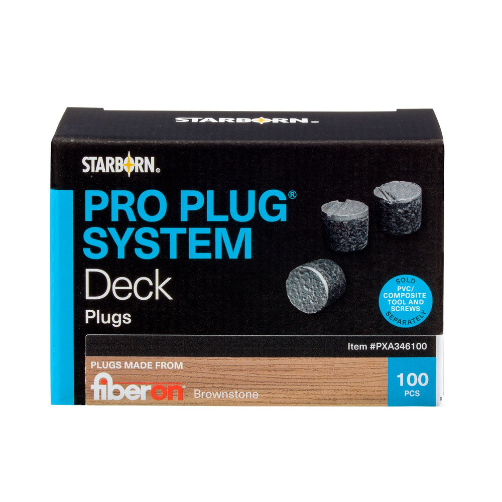 Machine Pro Internal Plug Pro Plug System - Fiberon Paramount (Plugs only) – Composite Deck Shop ...