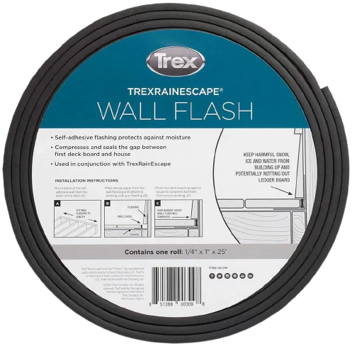 TREX RainEscape Wall Flashing - 25'