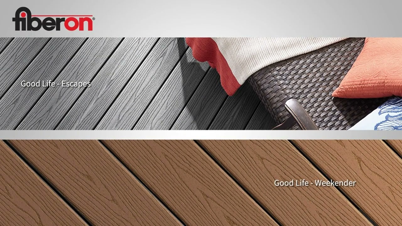 Fiberon Good Life PE Decking: Low Maintenance - Youtube video thumbnail