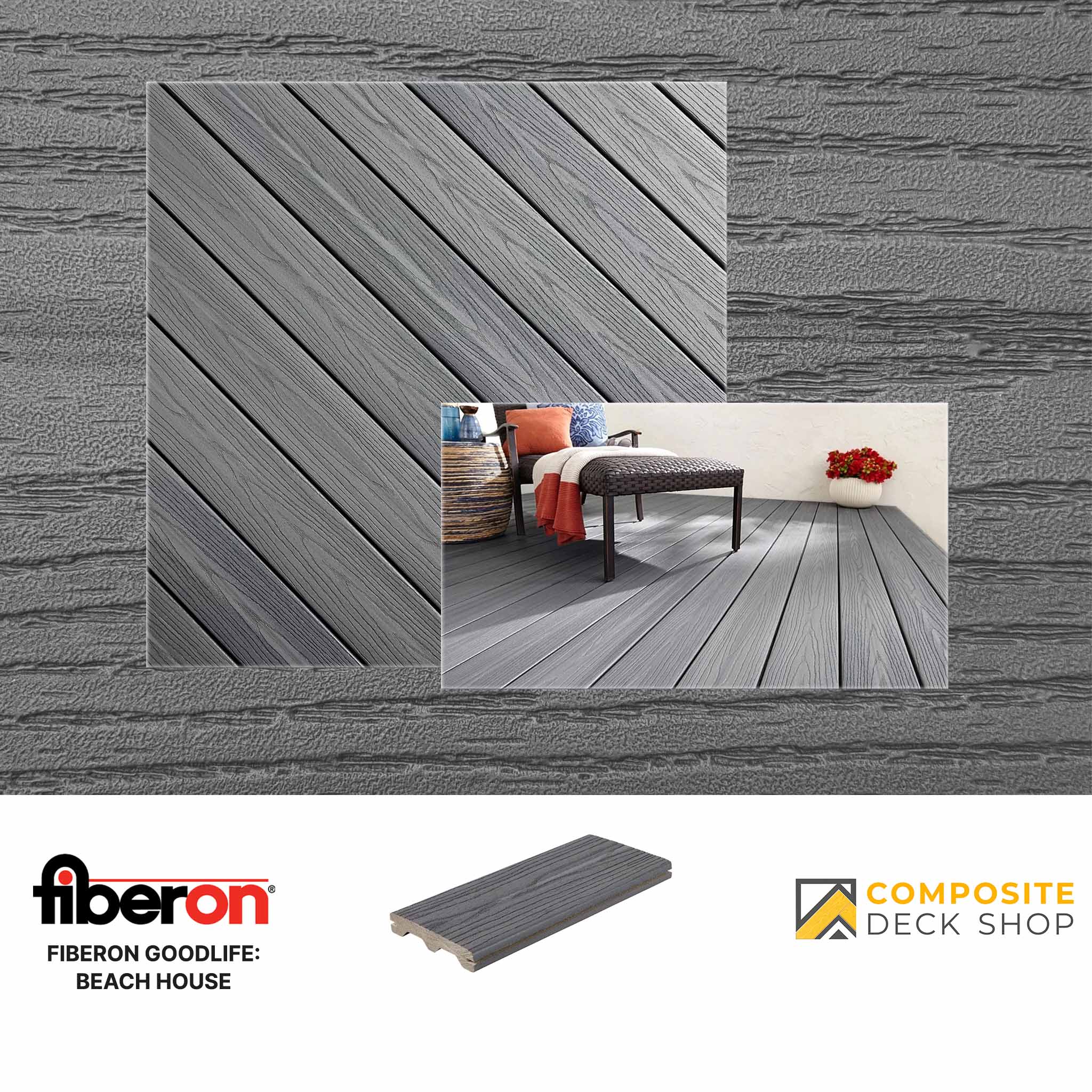 Fiberon GoodLife Decking in Beach House Colour