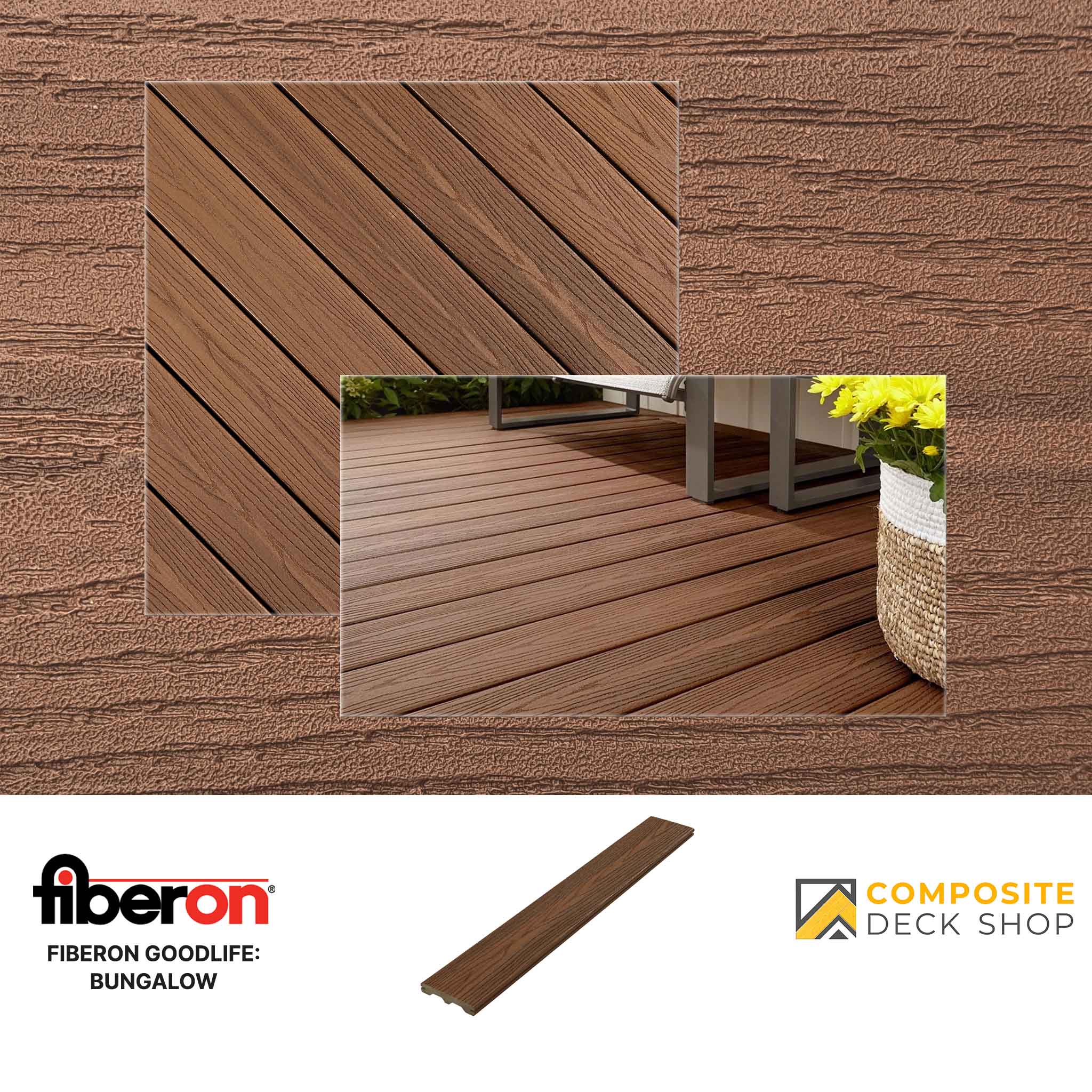 Fiberon GoodLife Decking in Bungalow Colour
