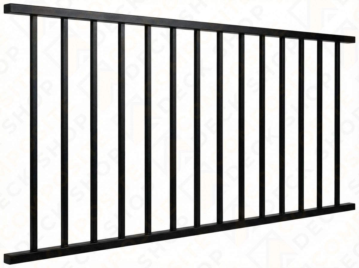 Fortress Horizontal Railing Fortress® Al13 HOME™ Traditional Aluminum Railing - Straight Panel ...