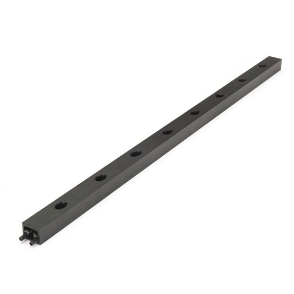 Rod Rail End Vertical for Stair Charcoal Black