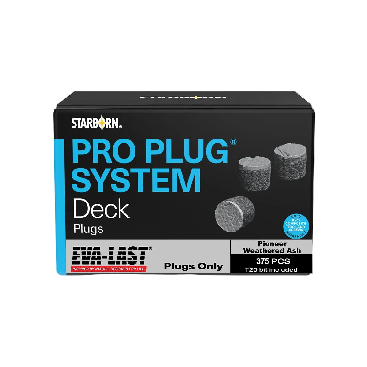 Box of Starborn Pro Plug System Deck Plugs on a white background