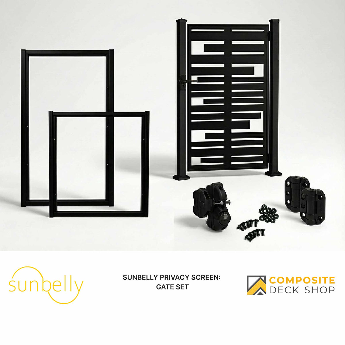Sunbelly Privacy Screen - Gate Set – Composite Deck Shop - Pick up in ...