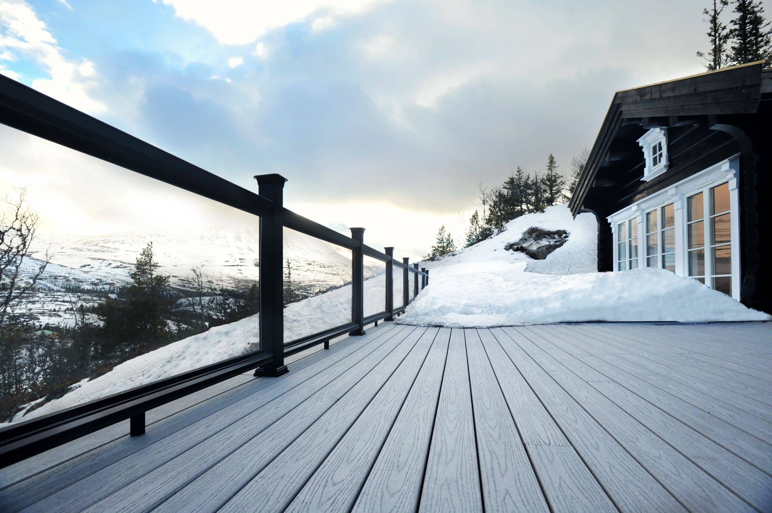 Winter Composite Deck Maintenance