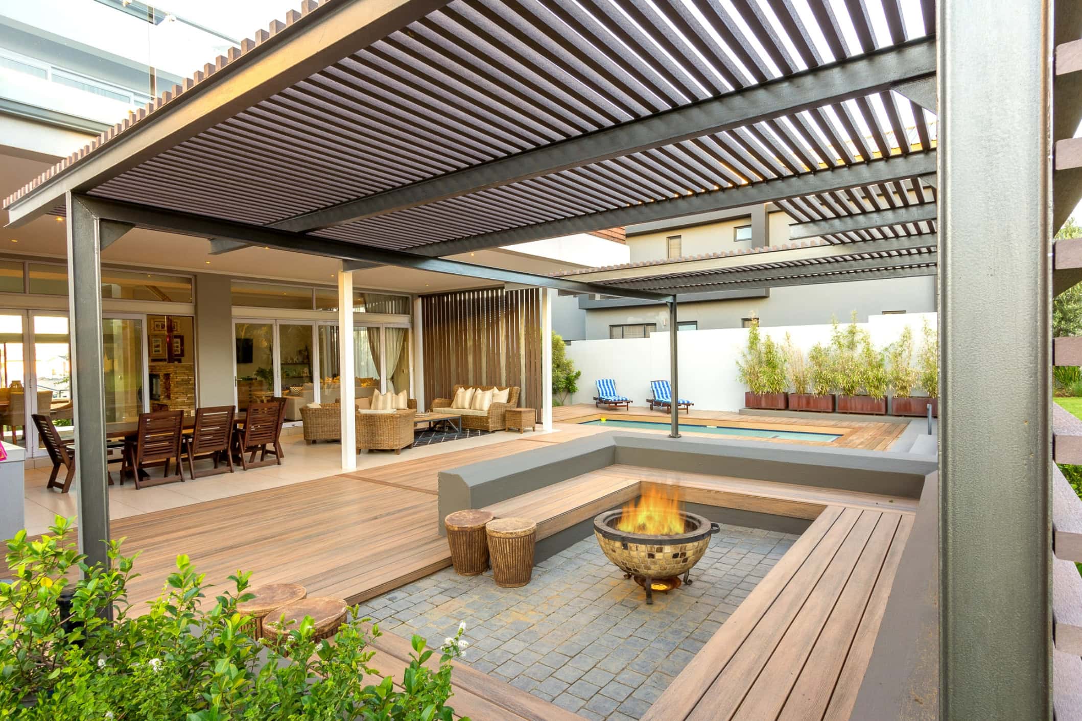 Eva-Last Apex Plus Decking Pergola